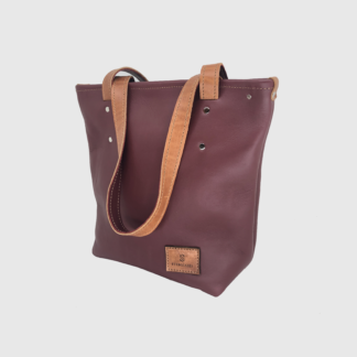 Andrea Luxury- Maroon/Tan