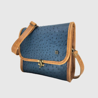 Dionne - Ostrich - Midnight/Tan