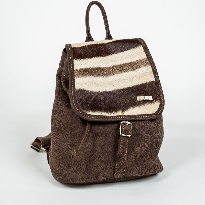 Kaethe Zebra - Chestnut/Natural