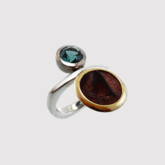 Crocodile Tourmaline Ring