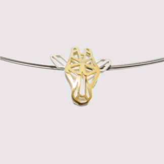Giraffe Geometric Pendant