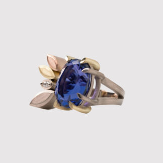 Blue Tanzanite Ring