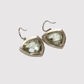Mint Green Amethyst Earrings