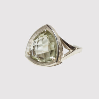 Mint Green Amethyst Ring